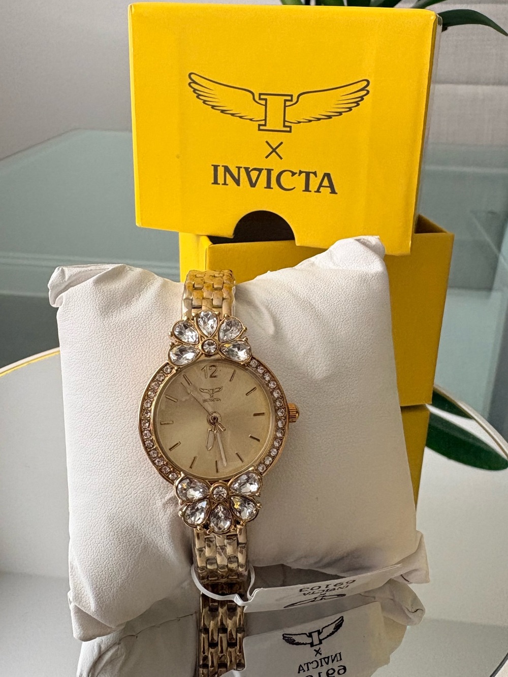 Invicta Wildflower Gold Watch